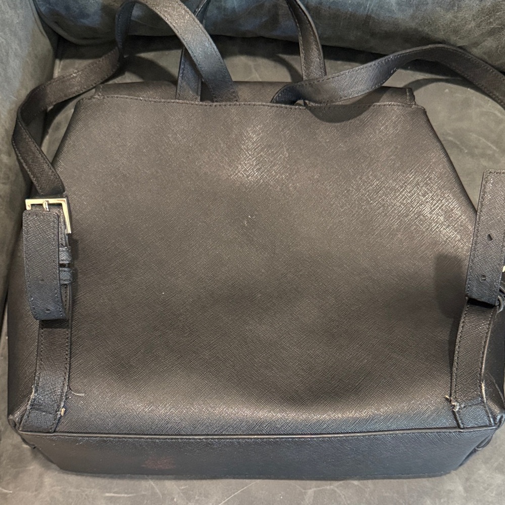 Kate Spade Cameron Street Black Leather Backpack - Picture 9 of 9